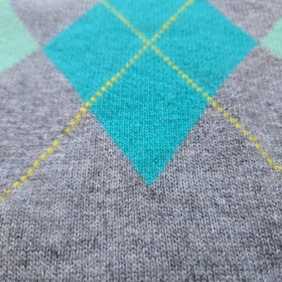 J. Crew Cashmere Argyle Scarf - Picture 4 of 7